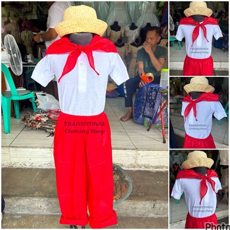 ♤COMPLETE SET Katipunero/Magsasaka Filipino Costume For .